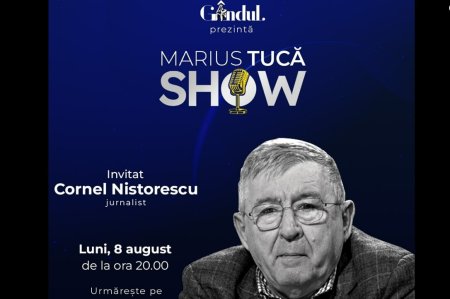 Cornel Nistorescu, invitat la Marius Tuca Show