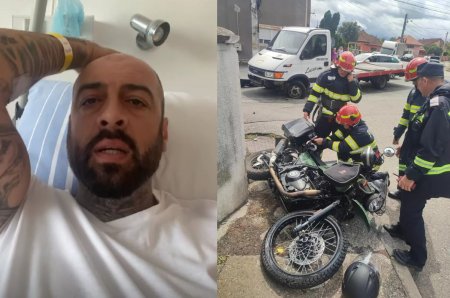CRBL, detalii direct de pe patul de spital despre accidentul de motocicleta: Nu sunt un teribilist si vreun rebel