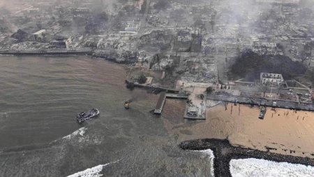 Video: Incendiu devastator in Maui. Cel putin 6 persoane au murit, iar un oras istoric a fost facut scrum