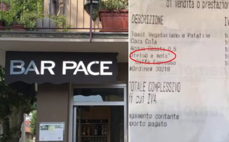 Proprietara unei cafenele din Italia i-a luat unei turiste 2 euro, ca sa-i taie sanvisul in doua: Munca se plateste!