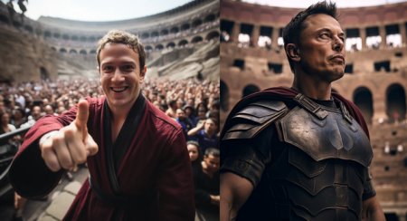 Revin luptele dintre gladiatori?  Italia ar putea gazdui ,,infruntarea anului dintre Elon Musk si Mark Zuckerberg intr-o cusca