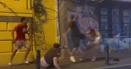 Bataie in strada in centrul Bucurestiului. Sase tineri sunt anchetati de politie VIDEO