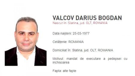 Darius <span style='background:#EDF514'>VALCOV</span>, primul fugar celebru, adus din Italia in Romania