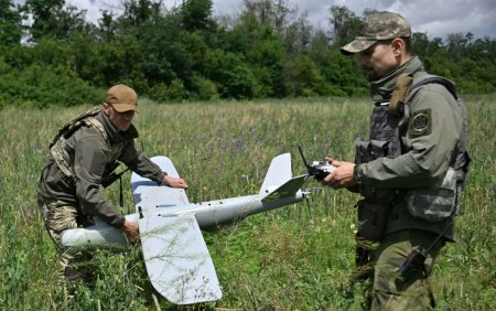 Rusii anunta ca a patra regiune a fost vizata duminica de drone ucrainene. 12 tinte aeriene au fost doborate