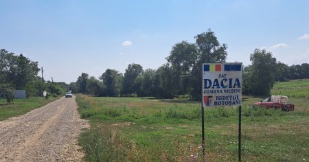 Dacia, perla taraneasca din mijlocul campului. Este un prosper sat din nordul Moldovei