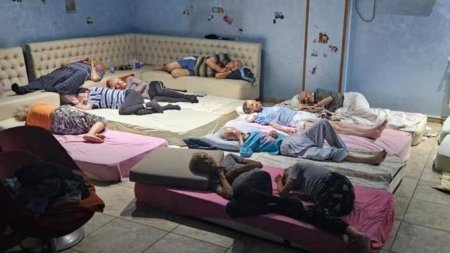 Un nou azil al groazei: 18 varstnici dormeau pe saltele in subsolul unui camin din Capitala