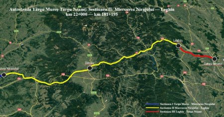 Autostrada Unirii: Cum avanseaza proiectul sectiunii <span style='background:#EDF514'>MIERCUREA NIRAJ</span>ului-Leghin