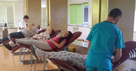 Gest de omenie la Timisoara. Peste o suta de persoane au donat sange pentru victimele de la Crevedia