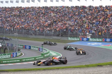 Verstappen egaleaza recordul  de 10 ani al lui <span style='background:#EDF514'>VETTEL</span>, in Marele Premiu al Olandei
