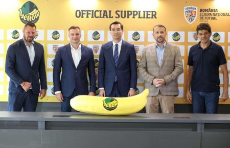 FRF a incheiat un parteneriat cu cel mai mare importator de banane din Europa » Razvan <span style='background:#EDF514'>BURLEANU</span>: Ma bucur ca o astfel de companie a ales sa sustina fotbalul romanesc