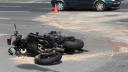 Accident mortal in poligonul auto: un barbat a intrat cu motocicleta in zidul unui gard