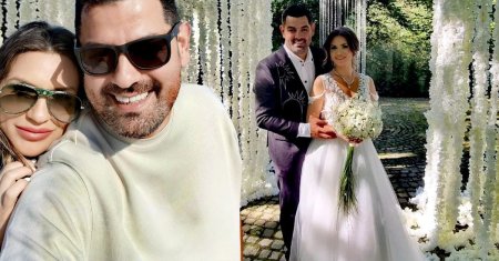 S-au casatorit! <span style='background:#EDF514'>ELLIE WHITE</span> si Doru Tinca au facut nunta mare la Brasov, iar Smiley le-a cantat valsul mirilor