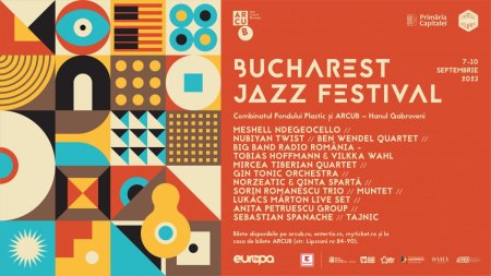 Incepe Bucharest Jazz Festival: 7-10 septembrie, la ARCUB - <span style='background:#EDF514'>HANUL GABROVENI</span> si Combinatul fondului plastic.  Abonamente sold out la Bucharest Jazz Festival. Masterclass Ben Wendel, la ARCUB
