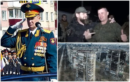 Generalul rus care a ordonat asediul Mariupolului a fost avansat in grad de Vladimir Putin