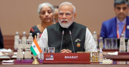 Premierul <span style='background:#EDF514'>INDIAN</span> a deschis summitul G20 in calitate de prim-ministru al Bharat, posibil viitorul nume al Indiei