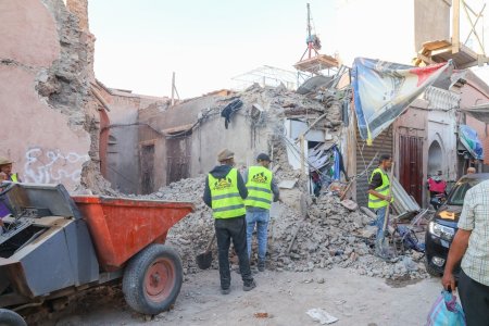 Bilantul negru al cutremurului din Maroc a ajuns la peste 2.000 de morti. Autoritatile au declarat trei zile de <span style='background:#EDF514'>DOLIU NATIONAL</span>