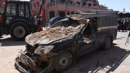 Cautari disperate sub daramaturi, in Maroc. Cutremurul a luat viata a peste 2.000 de oameni. Trei zile de <span style='background:#EDF514'>DOLIU NATIONAL</span>