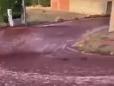 VIDEO Un oras din <span style='background:#EDF514'>PORTUGALIA</span> a fost inundat cu 2,2 milioane de litri de vin rosu