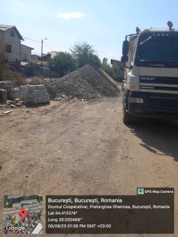 Firma de constructii din Bucuresti, amendata cu 15.000 de lei de Garda de Mediu, din cauza prafului de pe un santier aflat la intersectia dintre str. Drumul Cooperativei si Prelungirea Ghencea