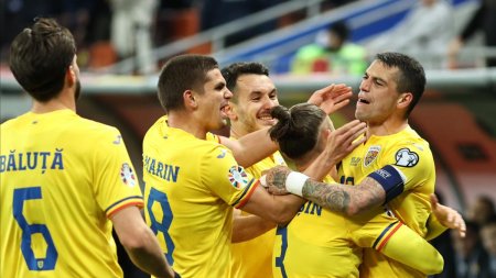Echipa de start a Romaniei in partida cu Kosovo