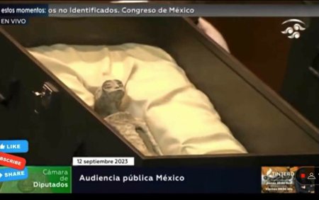 Cadavre extraterestre de 1.000 de ani, expuse la Congresul din Mexic. Aceste specimene nu fac parte din evolutia noastra