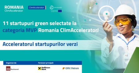 11 Start-up-uri verzi vor participa la Romania Cl<span style='background:#EDF514'>IMAC</span>celerator 2023