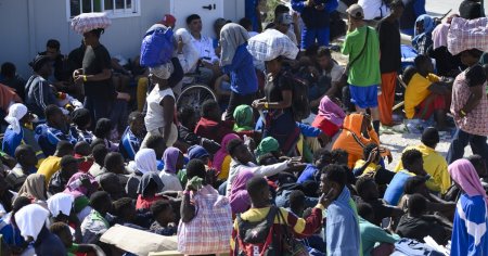 Numarul migrantilor care traverseaza Mediterana centrala din Africa spre Europa s-a dublat intr-un an