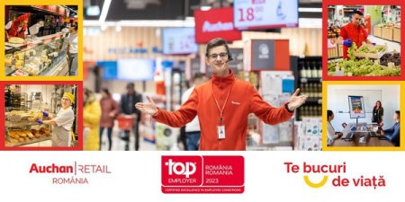 Auchan Romania primeste certificarea Top Employer 2023