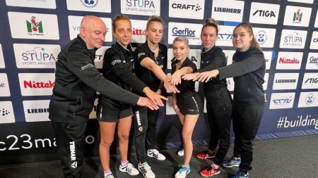 Echipa feminina de tenis de masa a Romaniei s-a calificat in semifinalele Campionatului European pe echipe din Suedia