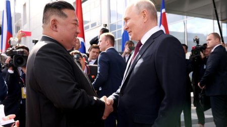 Ce spune Kremlinul despre discutiile intre Vladimir Putin si Kim Jong-un