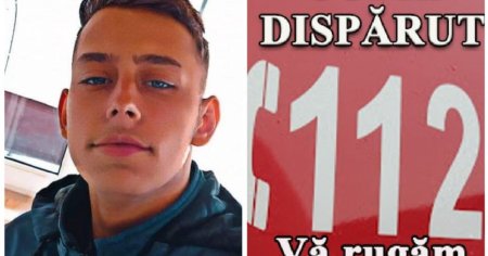 Baiat de 15 ani, din Vrancea, dat disparut. Politistii cer ajutor pentru a-l gasi pe Dragos <span style='background:#EDF514'>TELEGA</span>ru