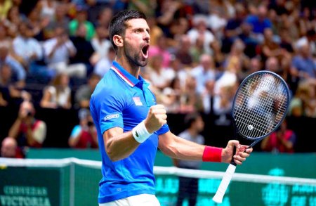 La 5 zile distanta de finala US Open 2023, Novak Djokovic a calificat Serbia in sferturile Cupei Davis