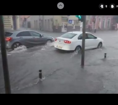 Cod rosu de ploi torentiale in judetul Cluj