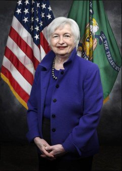 <span style='background:#EDF514'>JANET</span> Yellen a declarat ca nu vede semne de recesiune in economia SUA