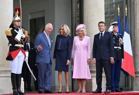 Regele Charles al III-lea si-a inceput prima vizita de stat in Franta. Monarhul britanic, primit cu fast | VIDEO