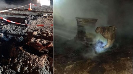 CNAIR, prima reactie dupa explozia de la Calimanesti, de pe autostrada A7: Se dovedeste ca meseria de constructor este grea si presupune riscuri
