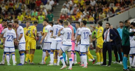 Presa din Serbia a luat foc dupa ce Romania a fost pedepsita de <span style='background:#EDF514'>UEFA</span> pentru incidentele de la meciul cu Kosovo