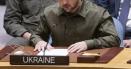 Schimb de replici intre Zelenski si Lavrov in Consiliul de <span style='background:#EDF514'>SECURITATE</span> al ONU: Ucraina cere retragerea dreptului de veto pentru Rusia