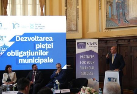 VMB Partners a organizat evenimentul 'Dezvoltarea pietei obligatiunilor municipale' la Palatul <span style='background:#EDF514'>CCIB</span>