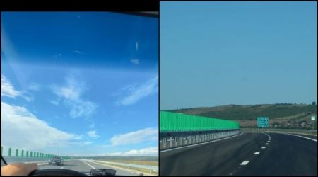 Un sofer, surprins cu BMW-ul pe contrasens pe portiunea de Autostrada A3 proaspat inaugurata dintre <span style='background:#EDF514'>NUSFALAU</span> si Suplacu de Barcau