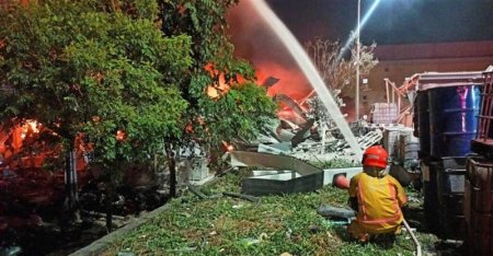 Cel putin 5 morti si peste o suta de raniti in urma unei explozii la o fabrica din <span style='background:#EDF514'>TAIWAN</span>
