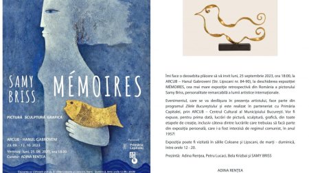 Vernisajul expozitiei MÉMOIRES semnata de artistul israelian de origine romana Samy Briss, la ARCUB
