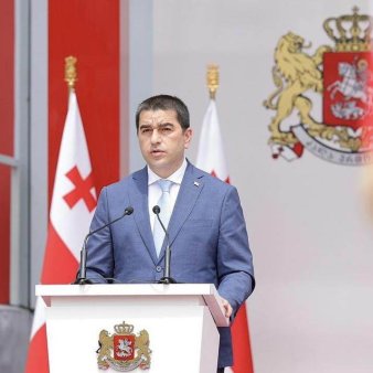 Presedintele Parlamentului Georgiei, in <span style='background:#EDF514'>VIZITA OFICIALA</span> la Bucuresti