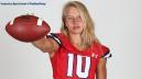 Haley van Voorhis, prima femeie care joaca in campionatul de fotbal american al colegiilor pe alta pozitie decat cea de kicker: 