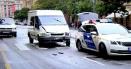 Microbuz inmatriculat in Romania, plin cu imigranti ilegali, implicat intr-un accident la Budapesta. Soferul a fugit