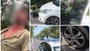 Un barbat a lovit o soferita si apoi i-a furat masina din parcarea unui mall din Bucuresti. Cum a fost oprit de politisti
