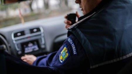 Barbat fara permis a furat masina din Brasov si a condus-o urmarit de politie cu 160 km/ora