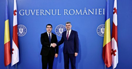 Ciolacu, discutii cu presedintele Parlamentului Georgiei, privind proiectele de interconectare peste Marea Neagra