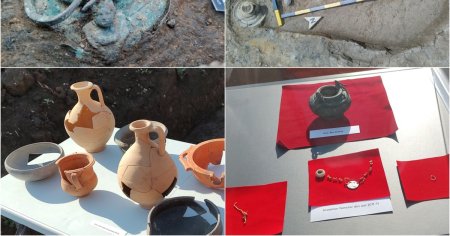 Obiecte unicat, vechi de aproape 2000 de ani, descoperite la Alba Iulia. Misterul unor bijuterii din aur  FOTO