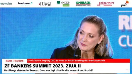 ZF Bankers 2023. Eleni Skoura, ING Bank Romania: Digitalizarea nu este despre cine este mai rapid sau mai lent. Este un joc de imbunatatire constanta